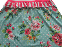 Load image into Gallery viewer, Pink Stripe Aqua Floral Girls Dress
