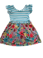 Load image into Gallery viewer, LadyBug Blooms Girls Dress
