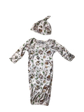 Load image into Gallery viewer, Tracks Gown with hat

