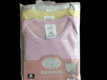 Load image into Gallery viewer, Baby Onesies-Yellow, Pink, and White Pk of 3
