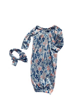 Load image into Gallery viewer, Ava Baby Gown with bow headband
