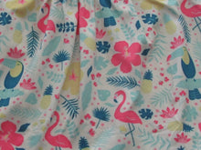 Load image into Gallery viewer, Tropical Pink Flamingo Girls Dress
